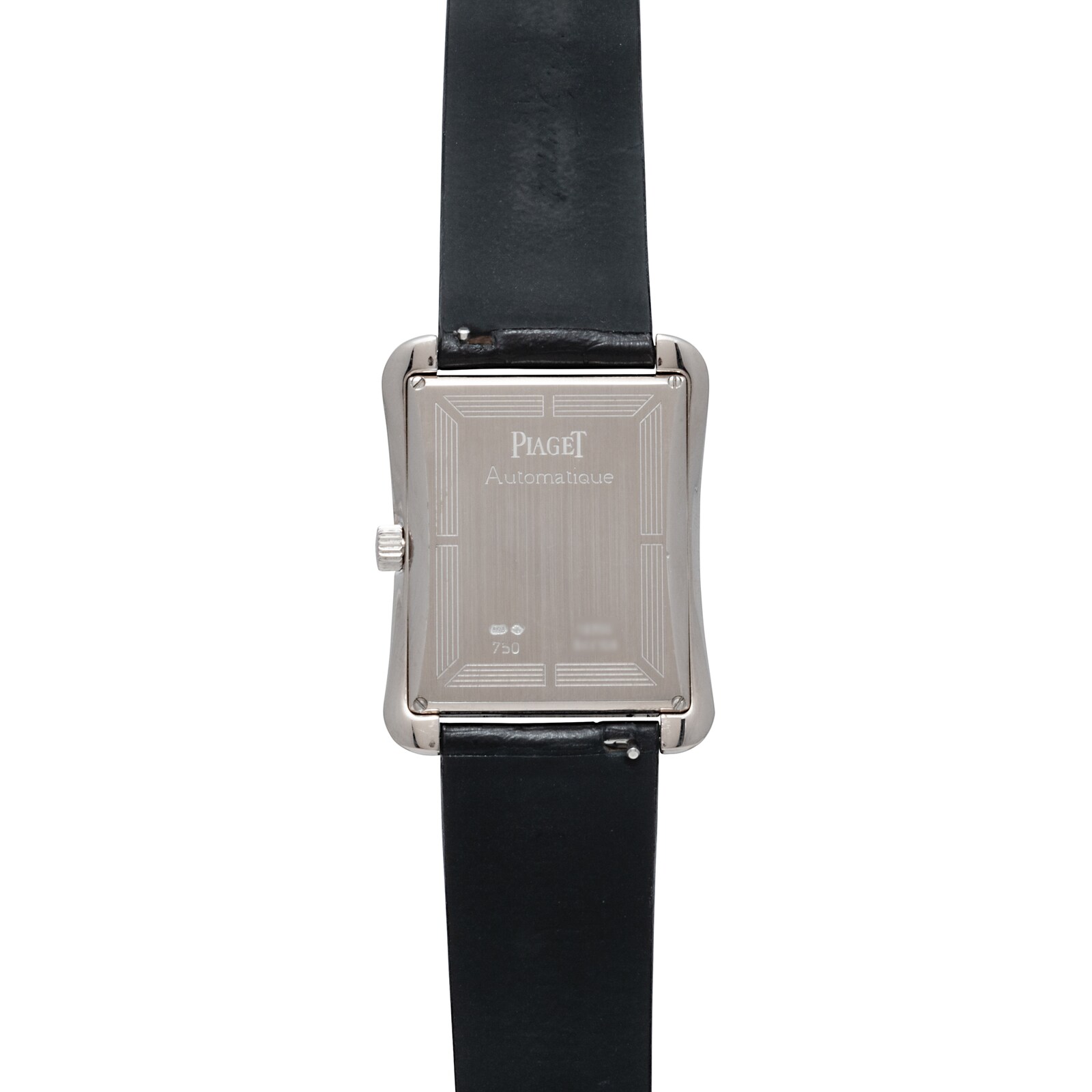 Pre-Owned Piaget Black Tie Emperador Coussin Automatique