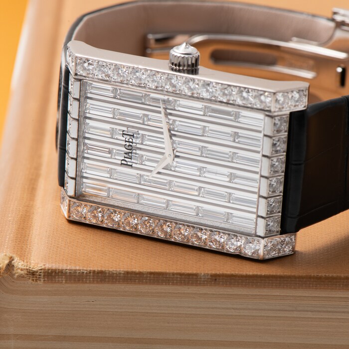 Pre-Owned Piaget Limelight 'Baguette' Diamond Dress Watch