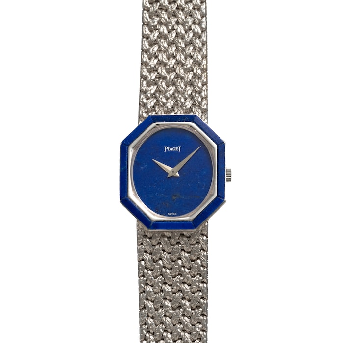 Pre-Owned Piaget Lapis Lazuli' White Gold Dress Watch