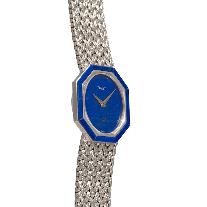 Pre-Owned Piaget Lapis Lazuli' White Gold Dress Watch