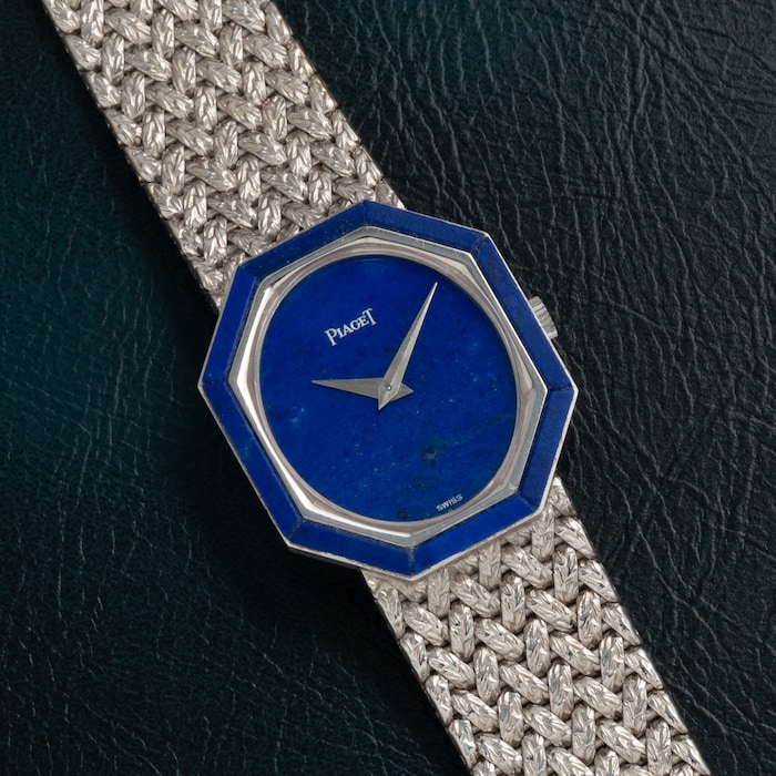 Pre-Owned Piaget Lapis Lazuli' White Gold Dress Watch