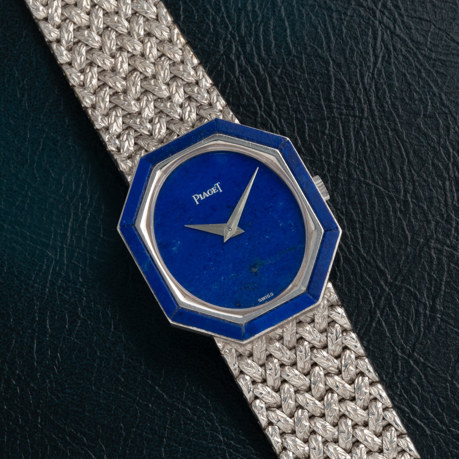 Pre-Owned Piaget Lapis Lazuli' White Gold Dress Watch