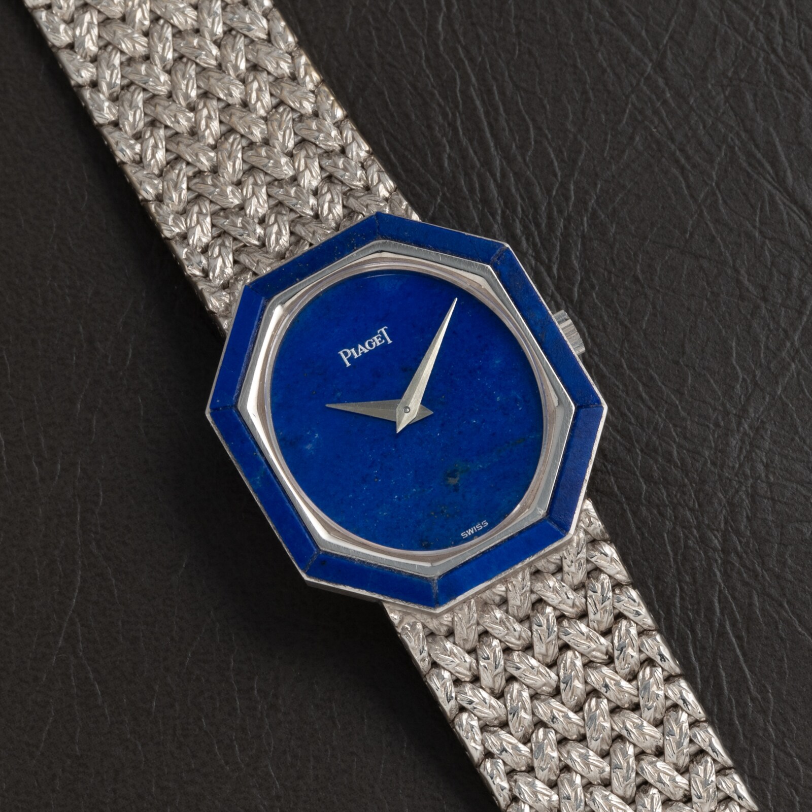 Pre-Owned Piaget Lapis Lazuli' White Gold Dress Watch