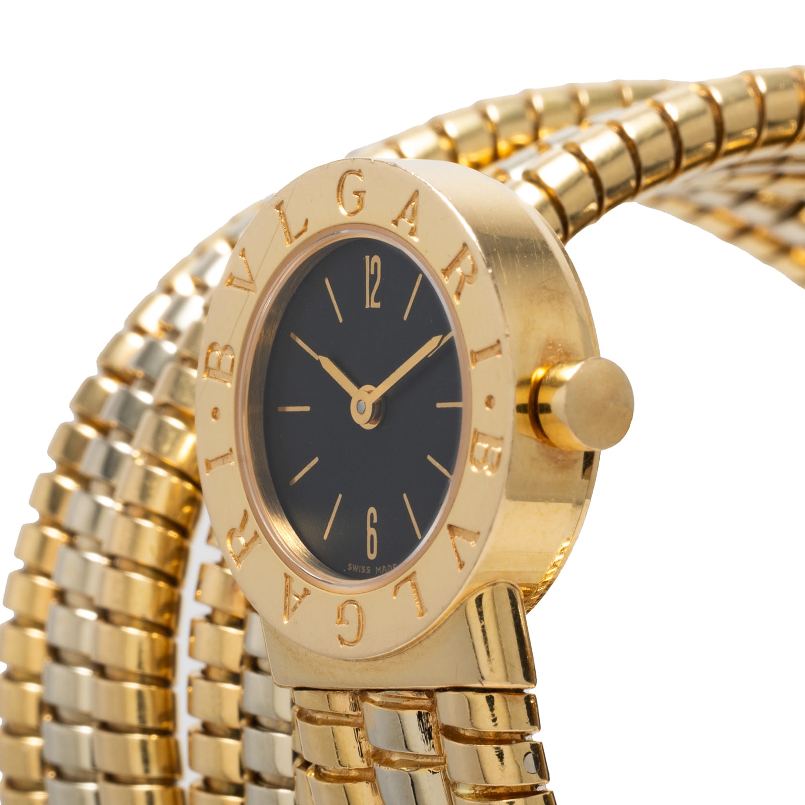 Pre-Owned Bulgari Serpenti Tubogas 'Bicolore'