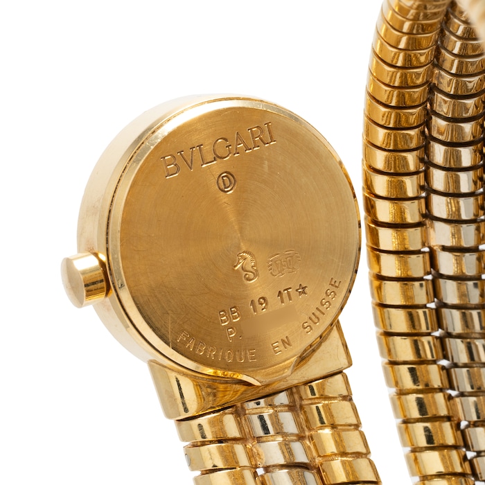 Pre-Owned Bulgari Serpenti Tubogas 'Bicolore'
