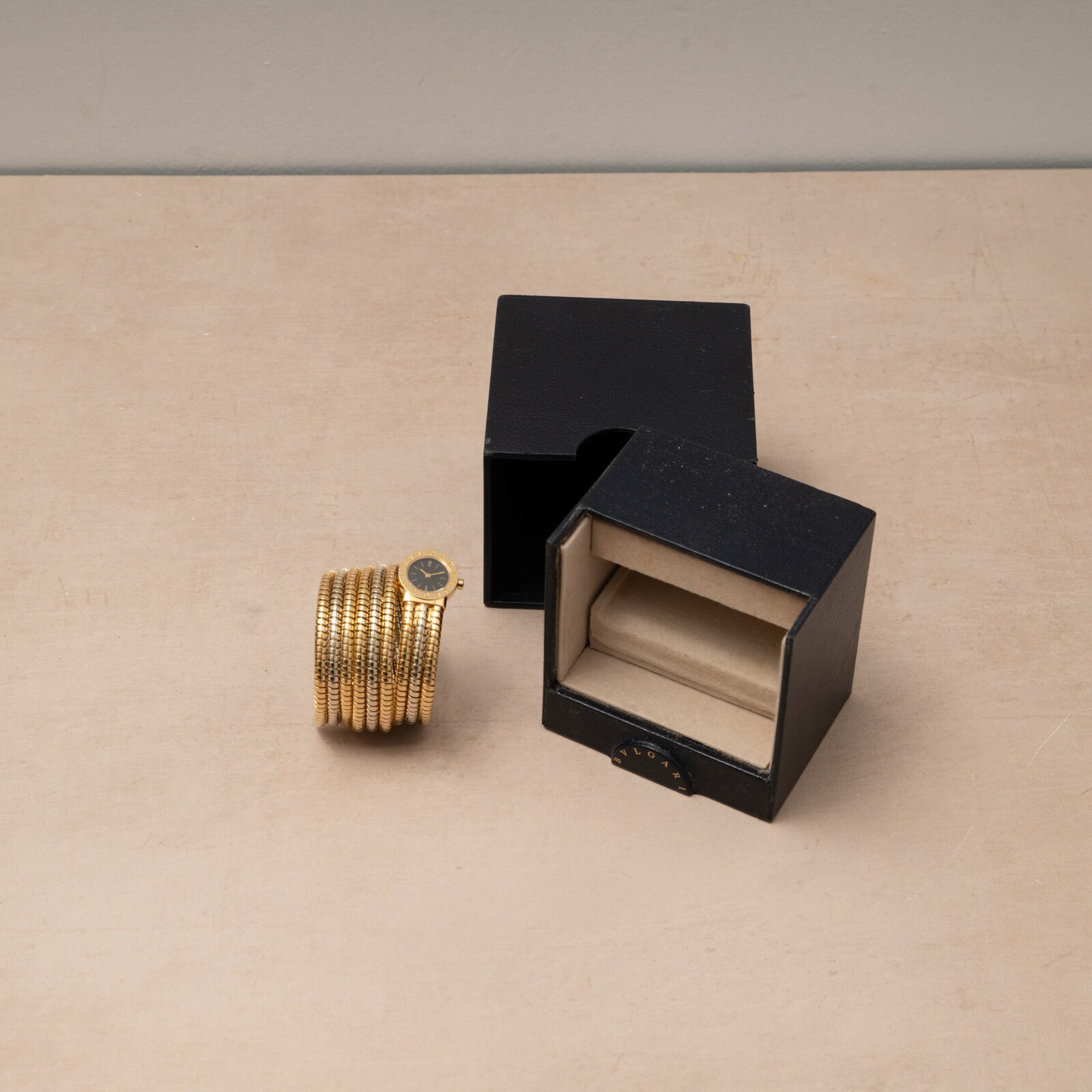Pre-Owned Bulgari Serpenti Tubogas 'Bicolore'
