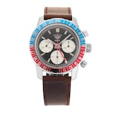 Pre-Owned Heuer Autavia GMT 2446C 1970s 40mm Stainless Steel