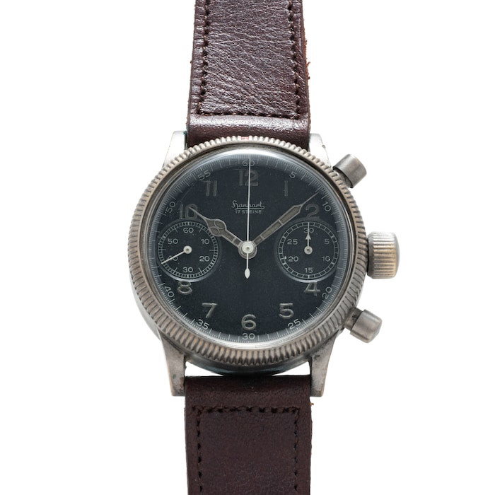 Pre-Owned Hanhart Pilot Flyback Chronograph 'McQueen'