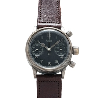 Pre-Owned Hanhart Pilot Flyback Chronograph 'McQueen'