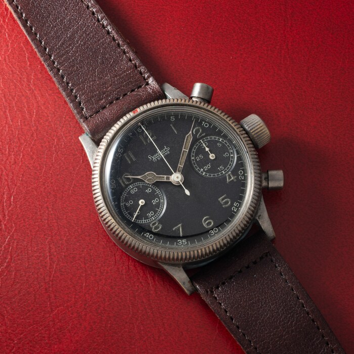 Pre-Owned Hanhart Pilot Flyback Chronograph 'McQueen'