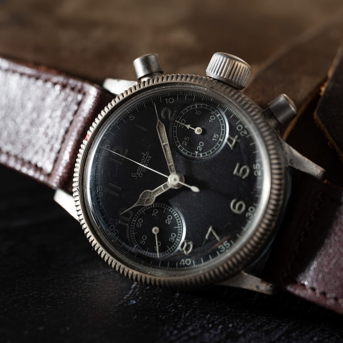 Pre-Owned Hanhart Pilot Flyback Chronograph 'McQueen'