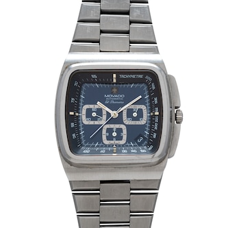Pre-Owned Movado El Primero Chronograph 'TV Case'