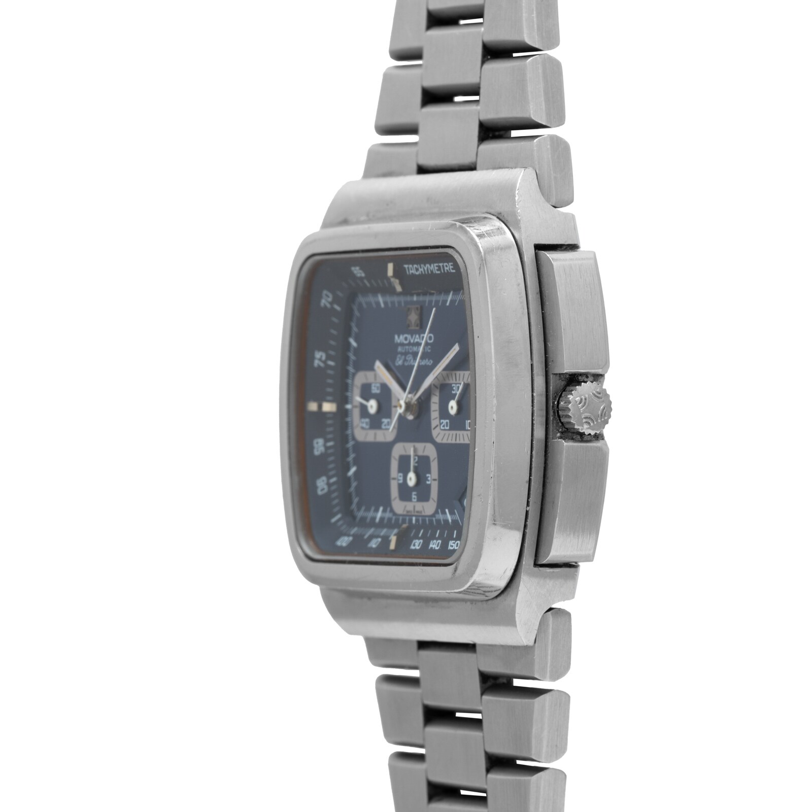 Pre-Owned Movado El Primero Chronograph 'TV Case'