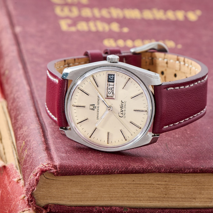 Pre-Owned Universal Geneve For Cartier Unisonic Chronometer
