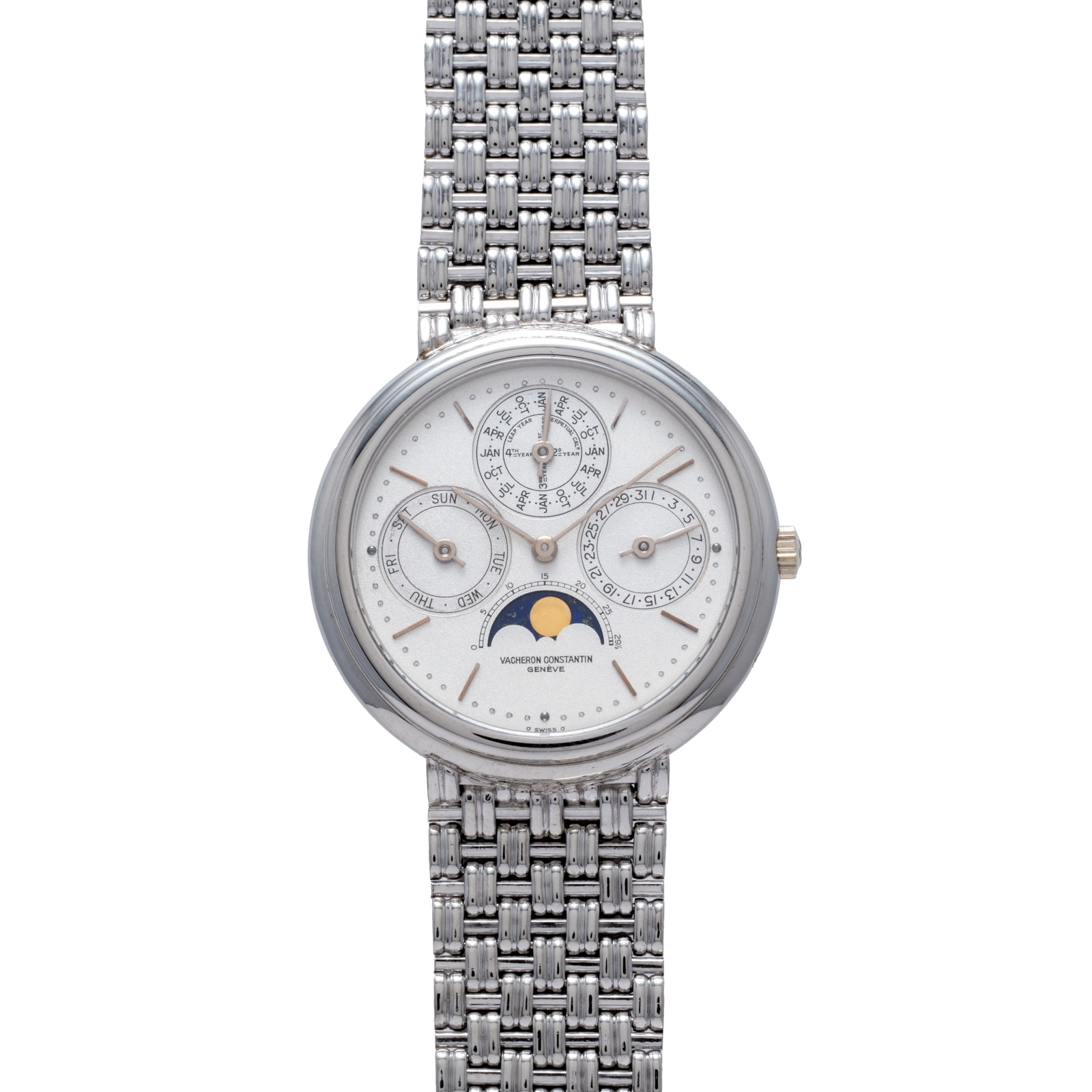 Pre-Owned Vacheron Constantin Platinum' Perpetual Calendar Moonphase