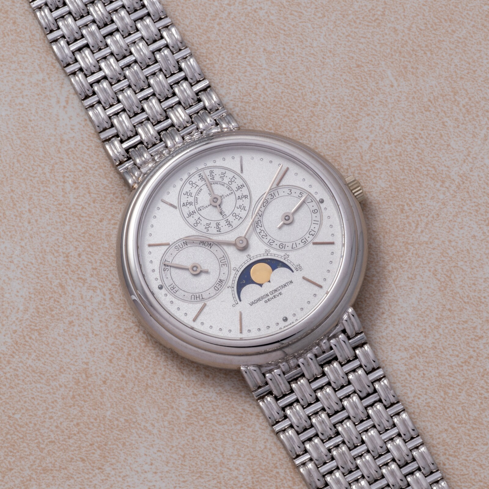 Pre-Owned Vacheron Constantin Platinum' Perpetual Calendar Moonphase