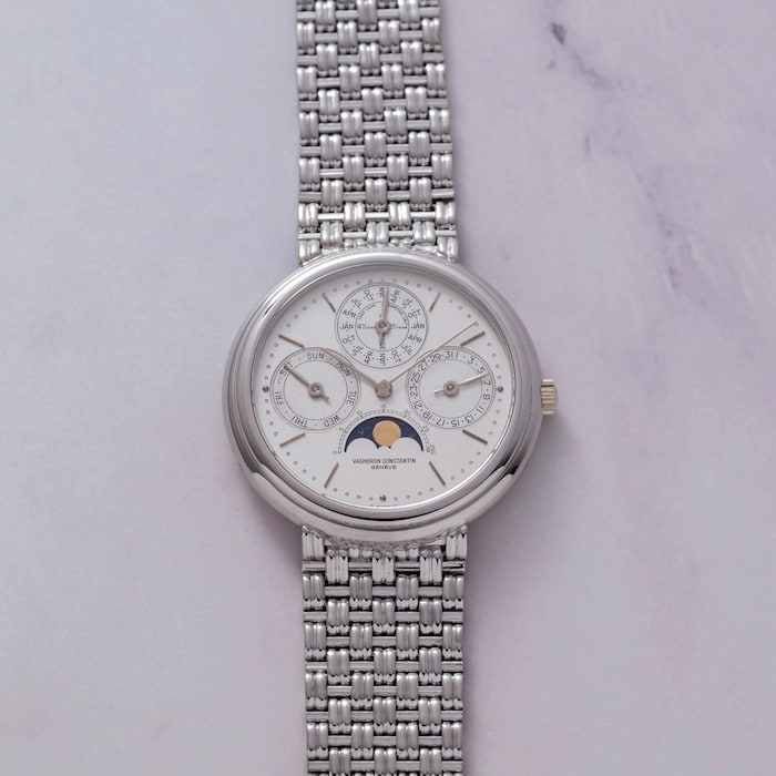 Pre-Owned Vacheron Constantin Platinum' Perpetual Calendar Moonphase