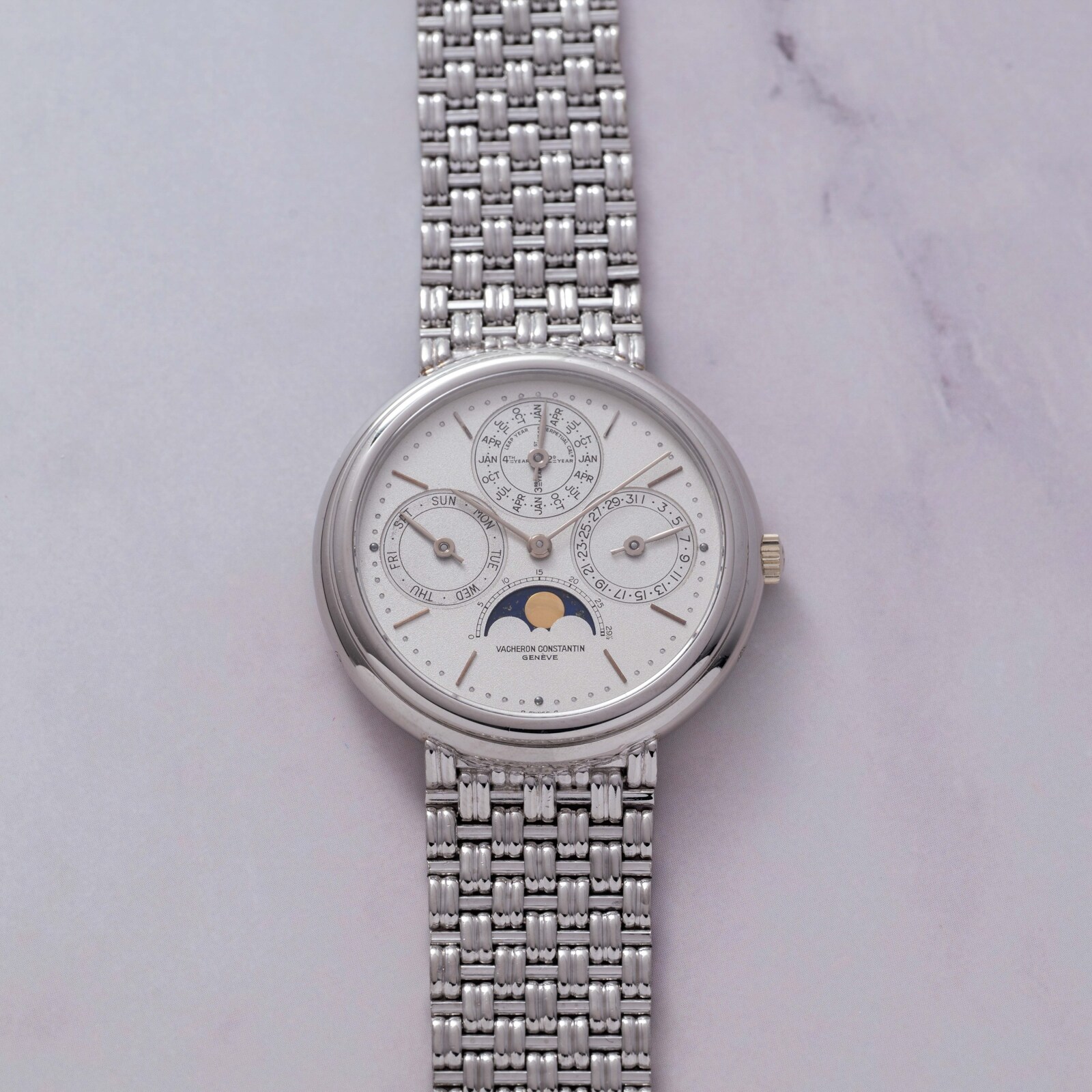 Pre-Owned Vacheron Constantin Platinum' Perpetual Calendar Moonphase