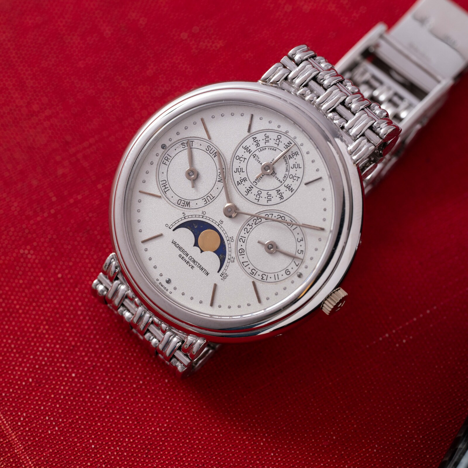 Pre-Owned Vacheron Constantin Platinum' Perpetual Calendar Moonphase