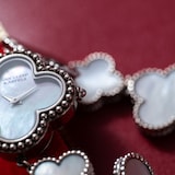 Pre-Owned Van Cleef & Arpels Alhambra 'Mother of Pearl' Charm