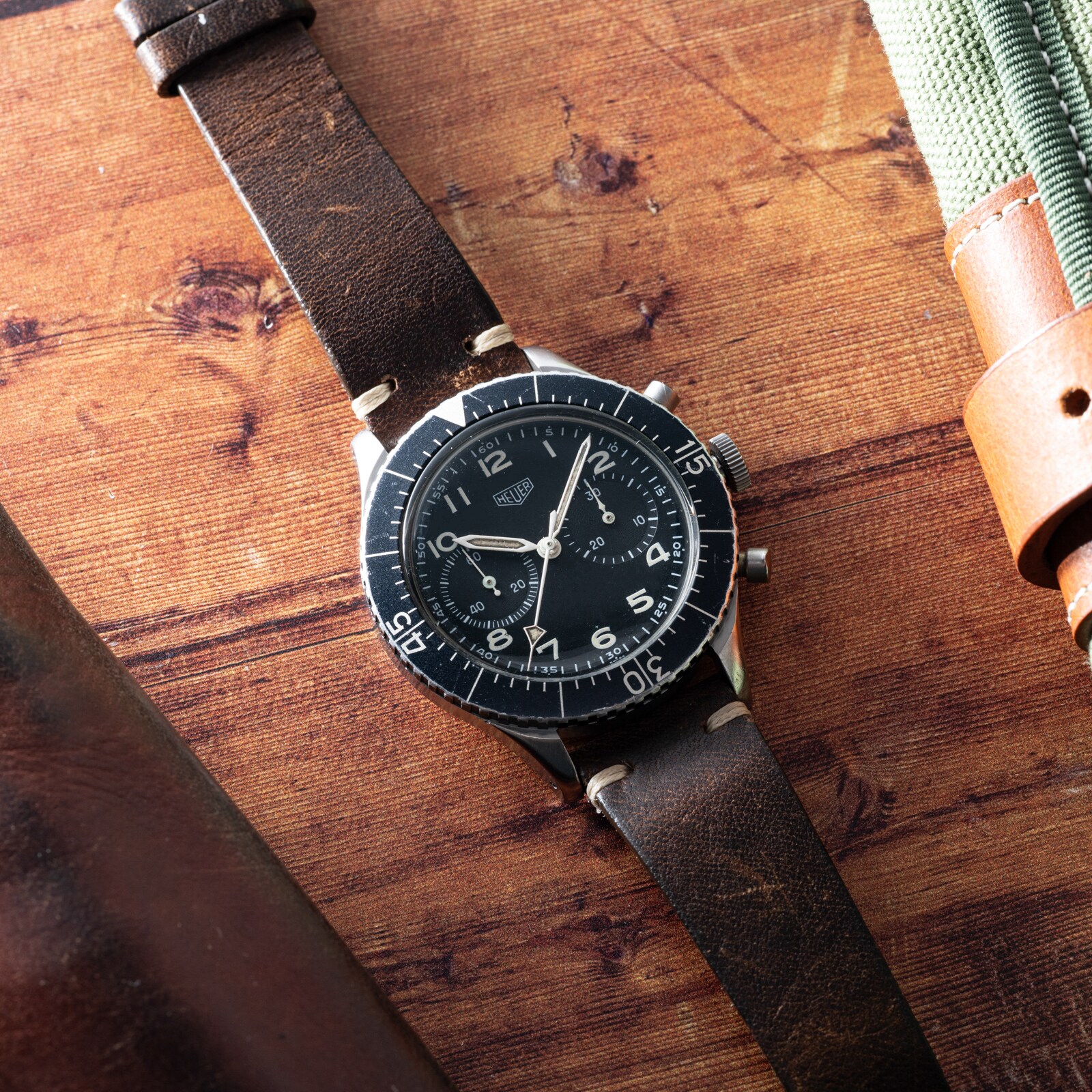 Pre-Owned Heuer Bundeswehr Flyback Chronograph