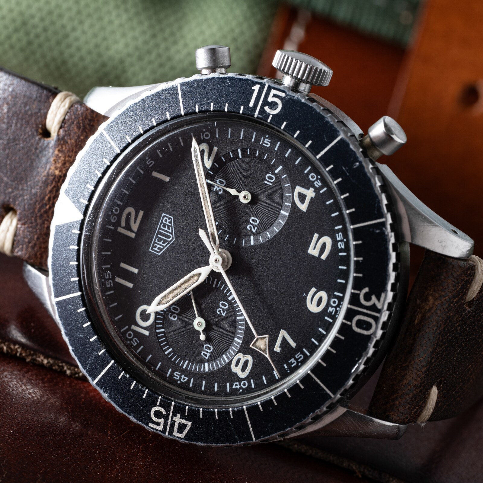 Pre-Owned Heuer Bundeswehr Flyback Chronograph