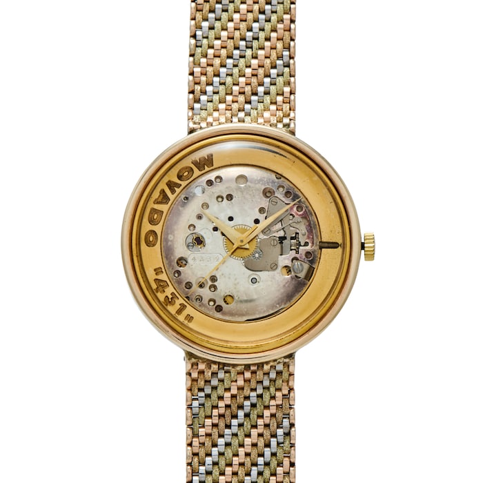 Pre-Owned Movado 431 Tri-Tone 'Salesman Sample'