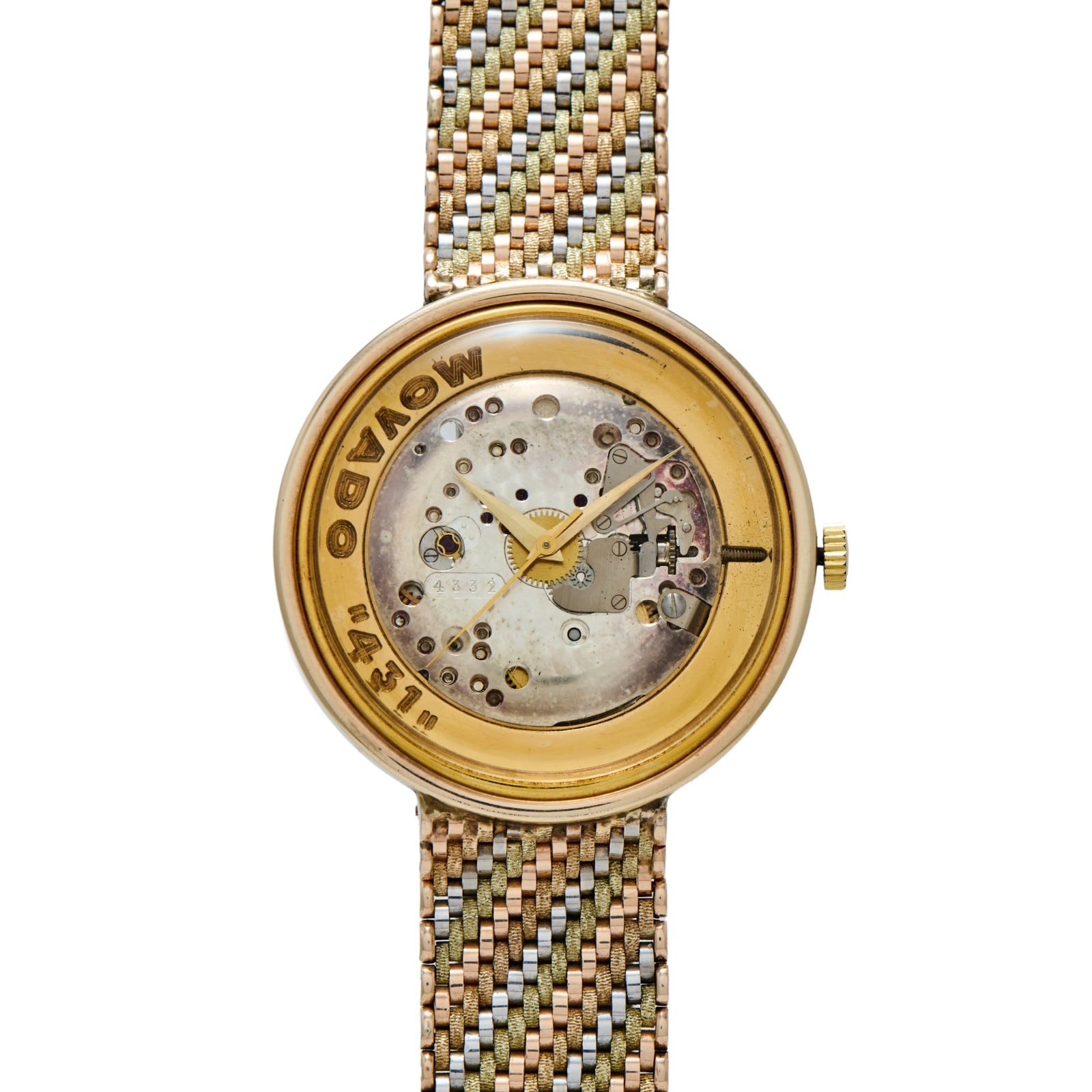 Pre-Owned Movado 431 Tri-Tone 'Salesman Sample'