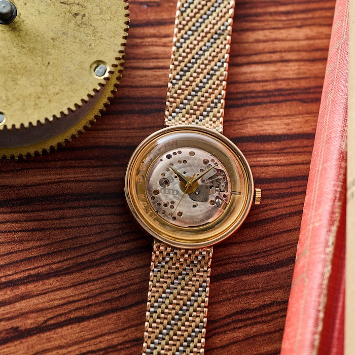 Pre-Owned Movado 431 Tri-Tone 'Salesman Sample'