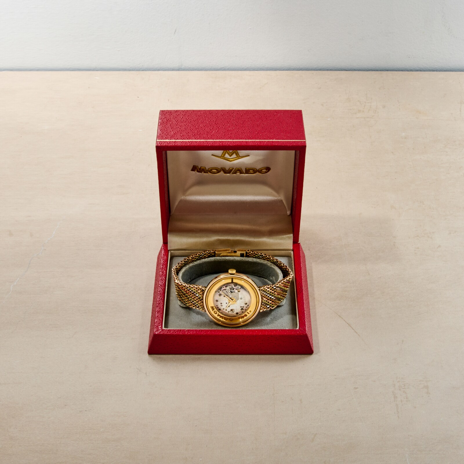 Pre-Owned Movado 431 Tri-Tone 'Salesman Sample'