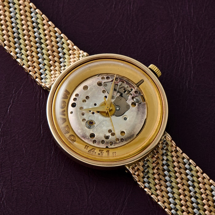 Pre-Owned Movado 431 Tri-Tone 'Salesman Sample'