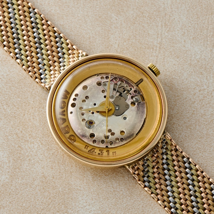 Pre-Owned Movado 431 Tri-Tone 'Salesman Sample'