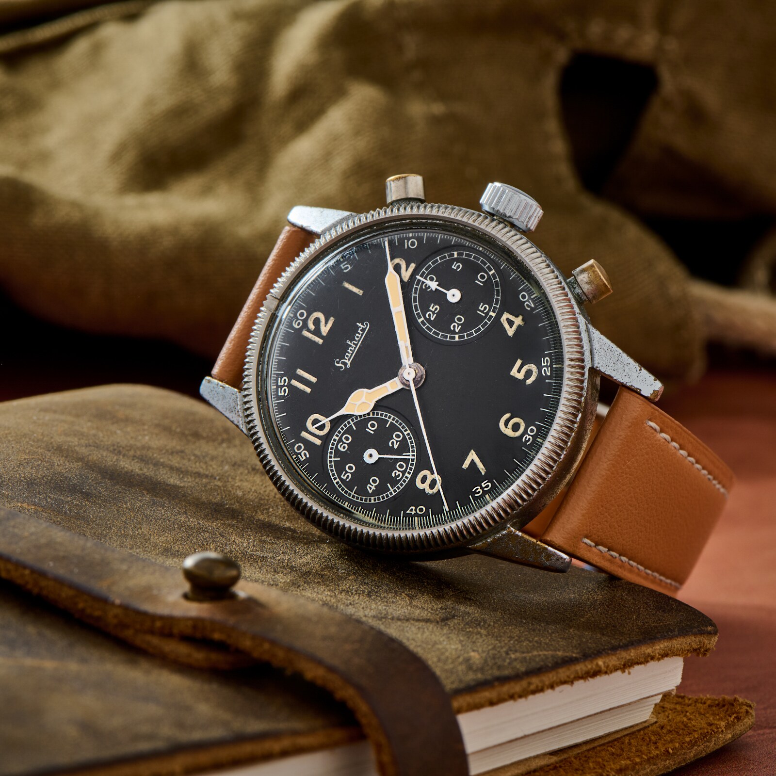 Pre-Owned Hanhart Pilot Flyback Chronograph