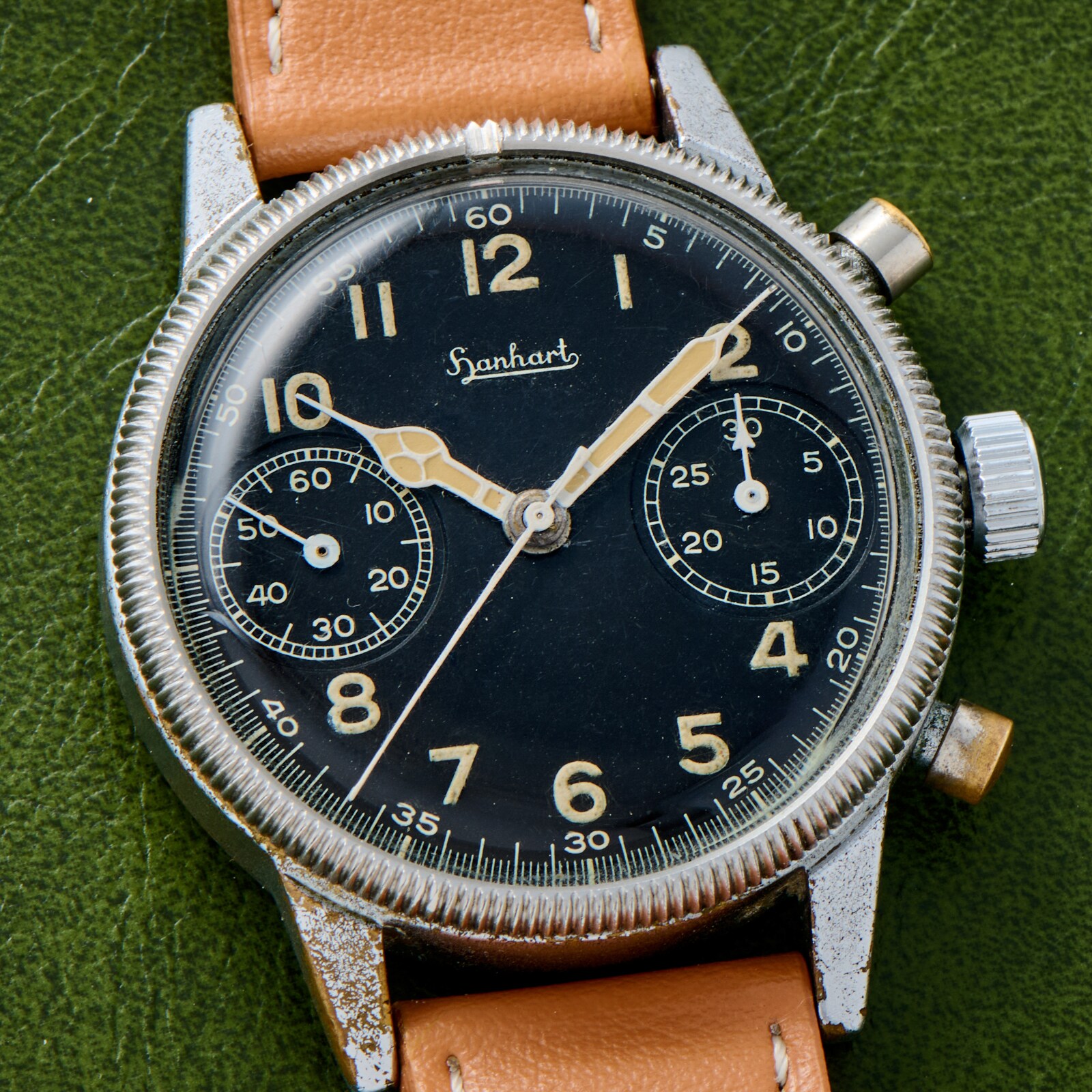 Pre-Owned Hanhart Pilot Flyback Chronograph
