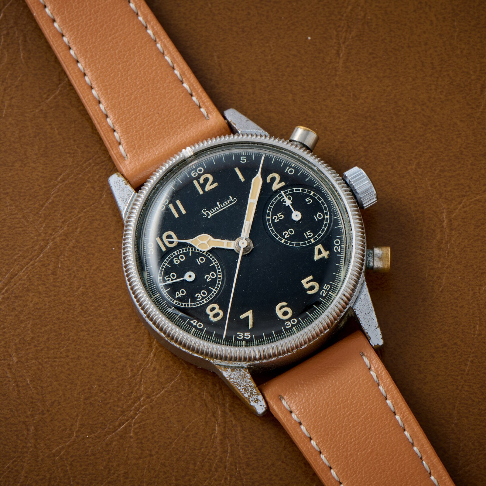Pre-Owned Hanhart Pilot Flyback Chronograph