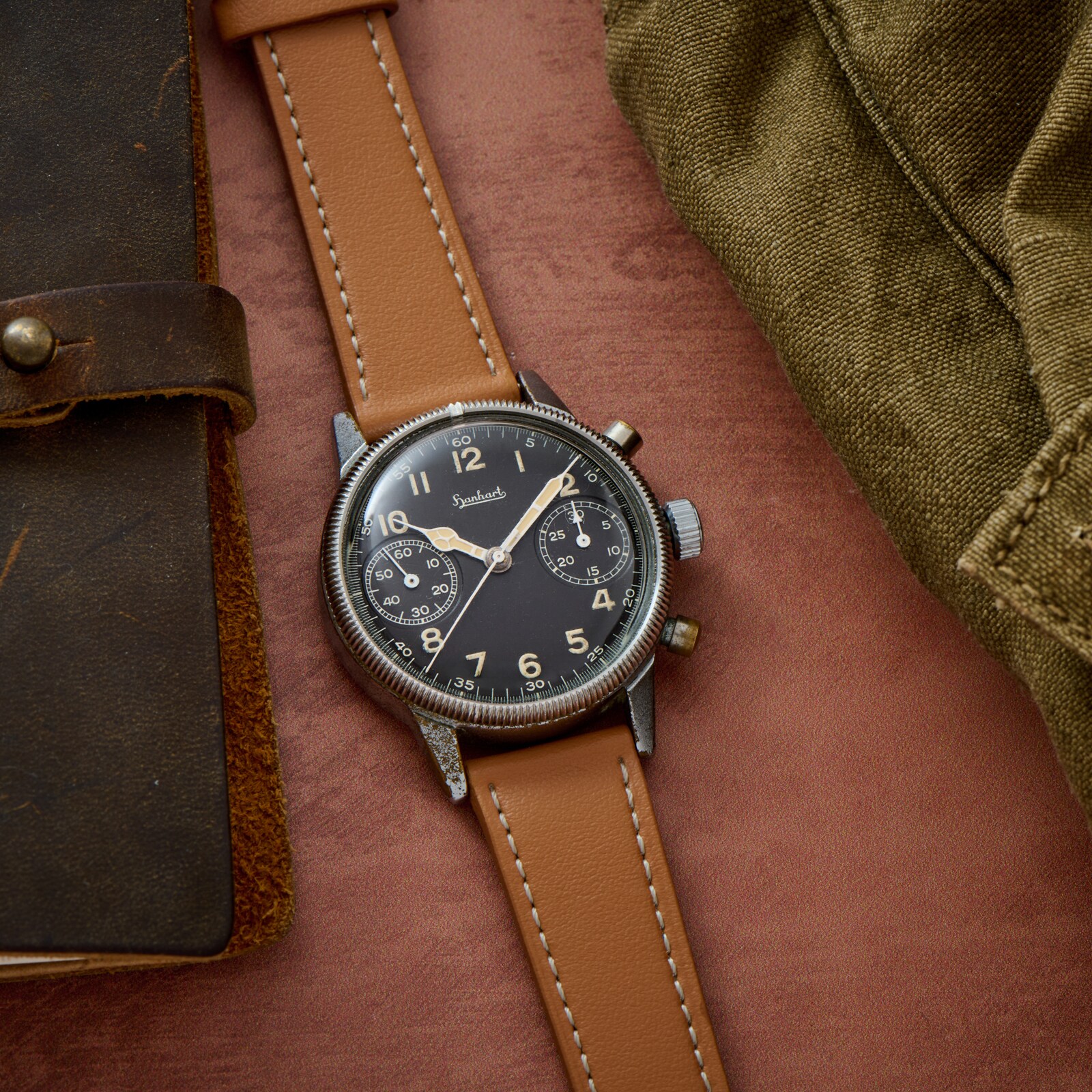 Pre-Owned Hanhart Pilot Flyback Chronograph