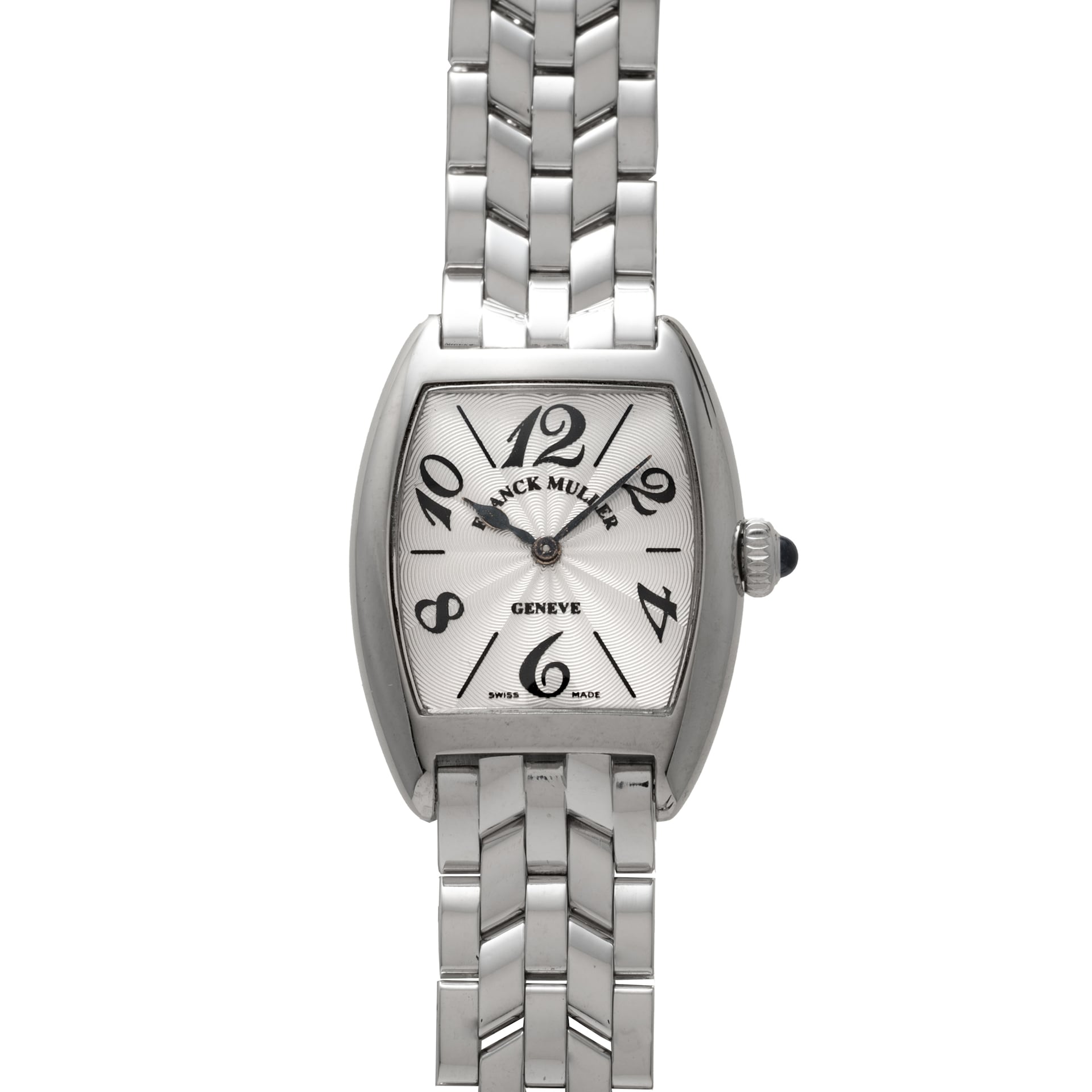 Pre-Owned Franck Muller Cintree Curvex Platinum