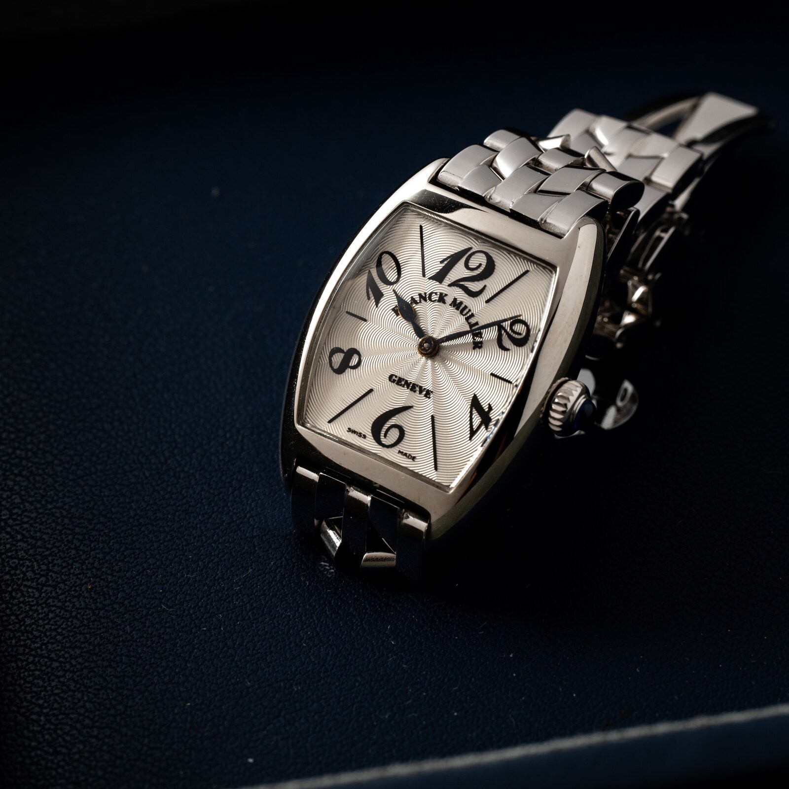 Pre-Owned Franck Muller Cintree Curvex Platinum