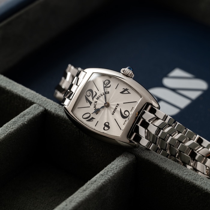 Pre-Owned Franck Muller Cintree Curvex Platinum