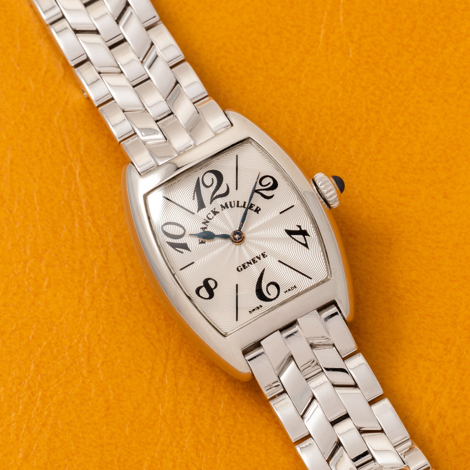 Pre-Owned Franck Muller Cintree Curvex Platinum