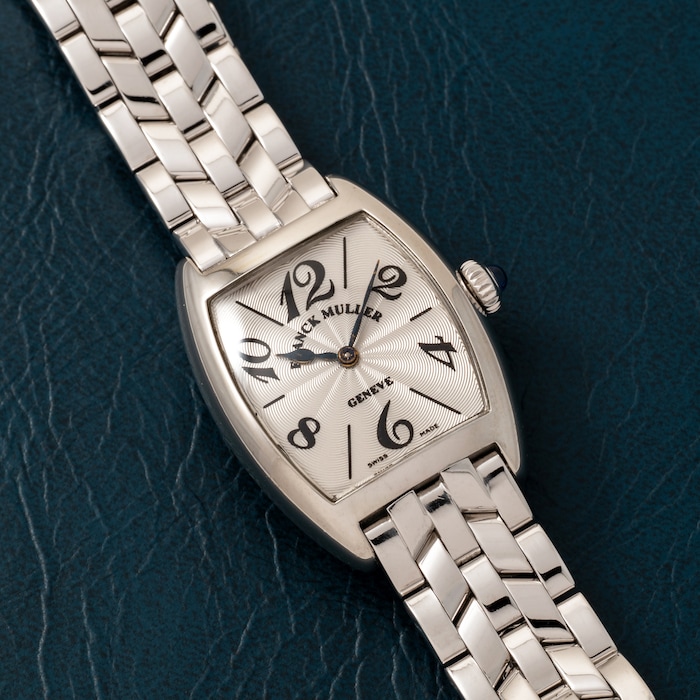 Pre-Owned Franck Muller Cintree Curvex Platinum