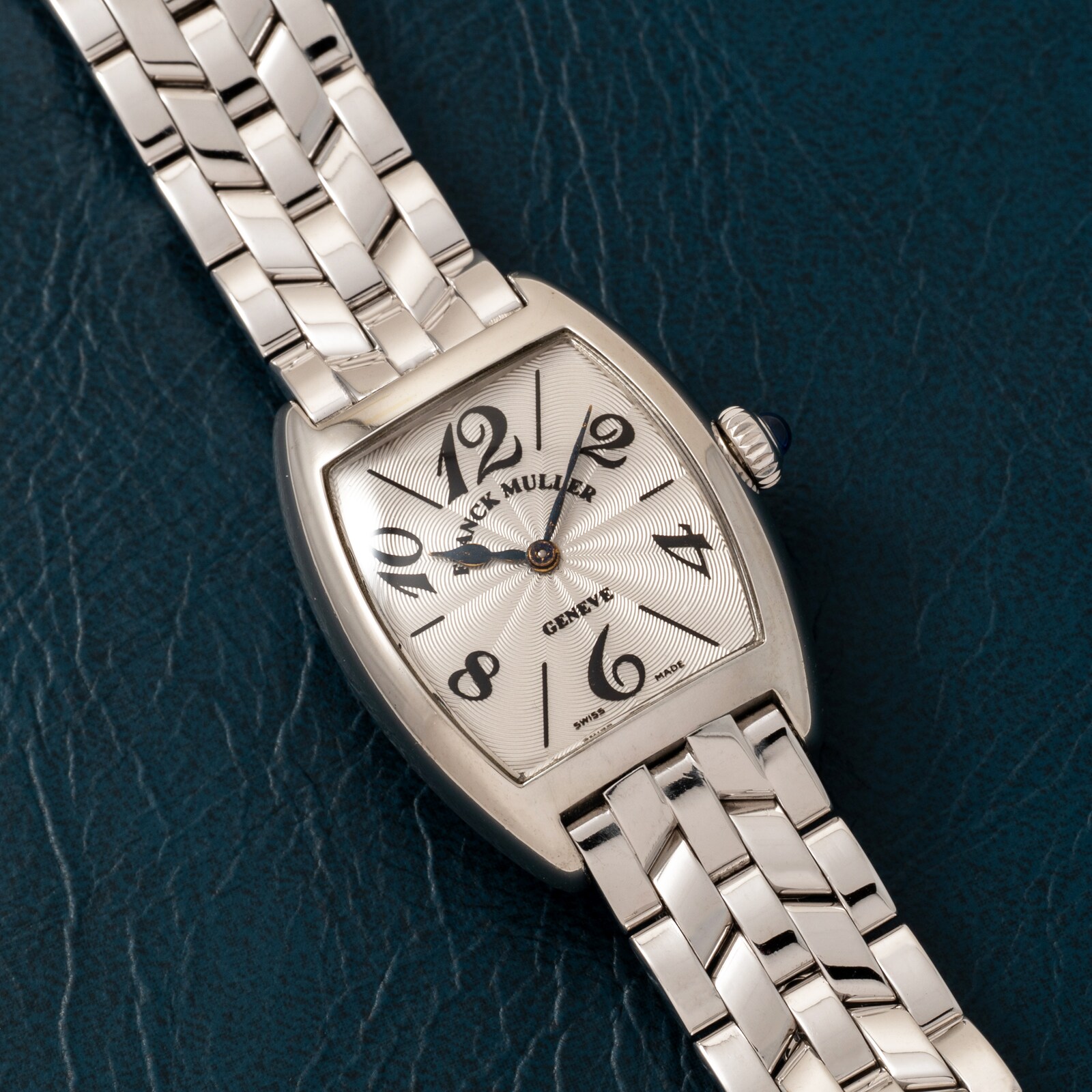 Pre-Owned Franck Muller Cintree Curvex Platinum