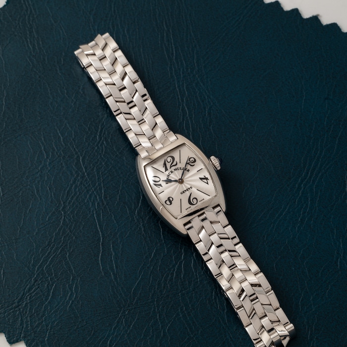 Pre-Owned Franck Muller Cintree Curvex Platinum