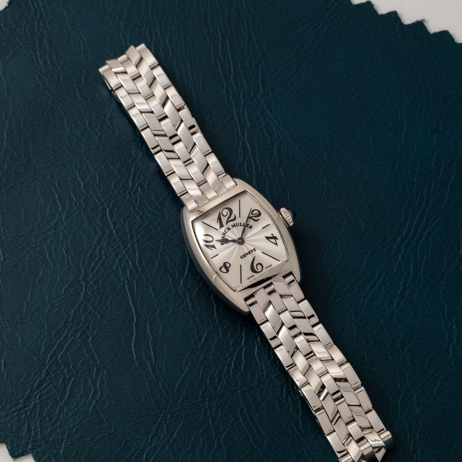 Pre-Owned Franck Muller Cintree Curvex Platinum