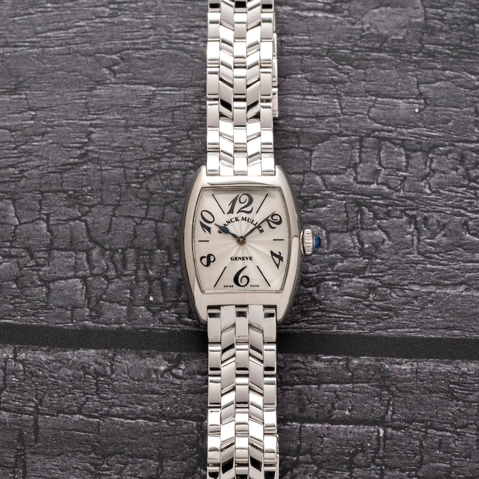 Pre-Owned Franck Muller Cintree Curvex Platinum