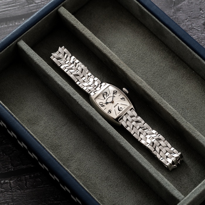 Pre-Owned Franck Muller Cintree Curvex Platinum