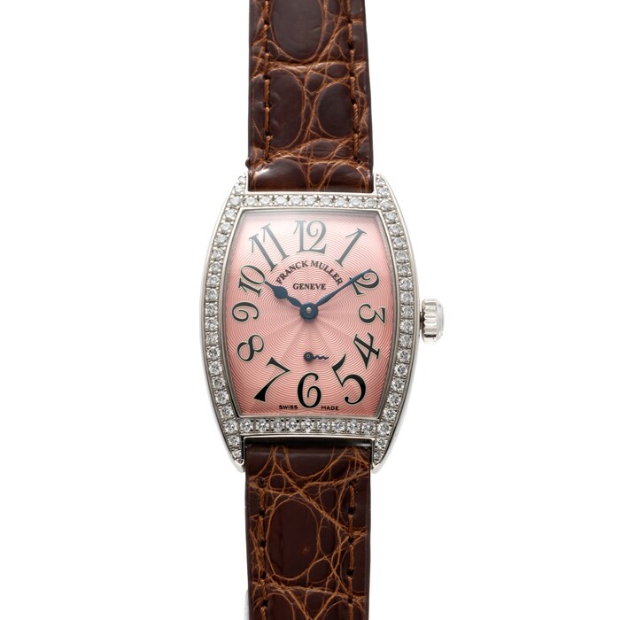 Pre-Owned Frank Muller Cintree Curvex Platinum Diamond
