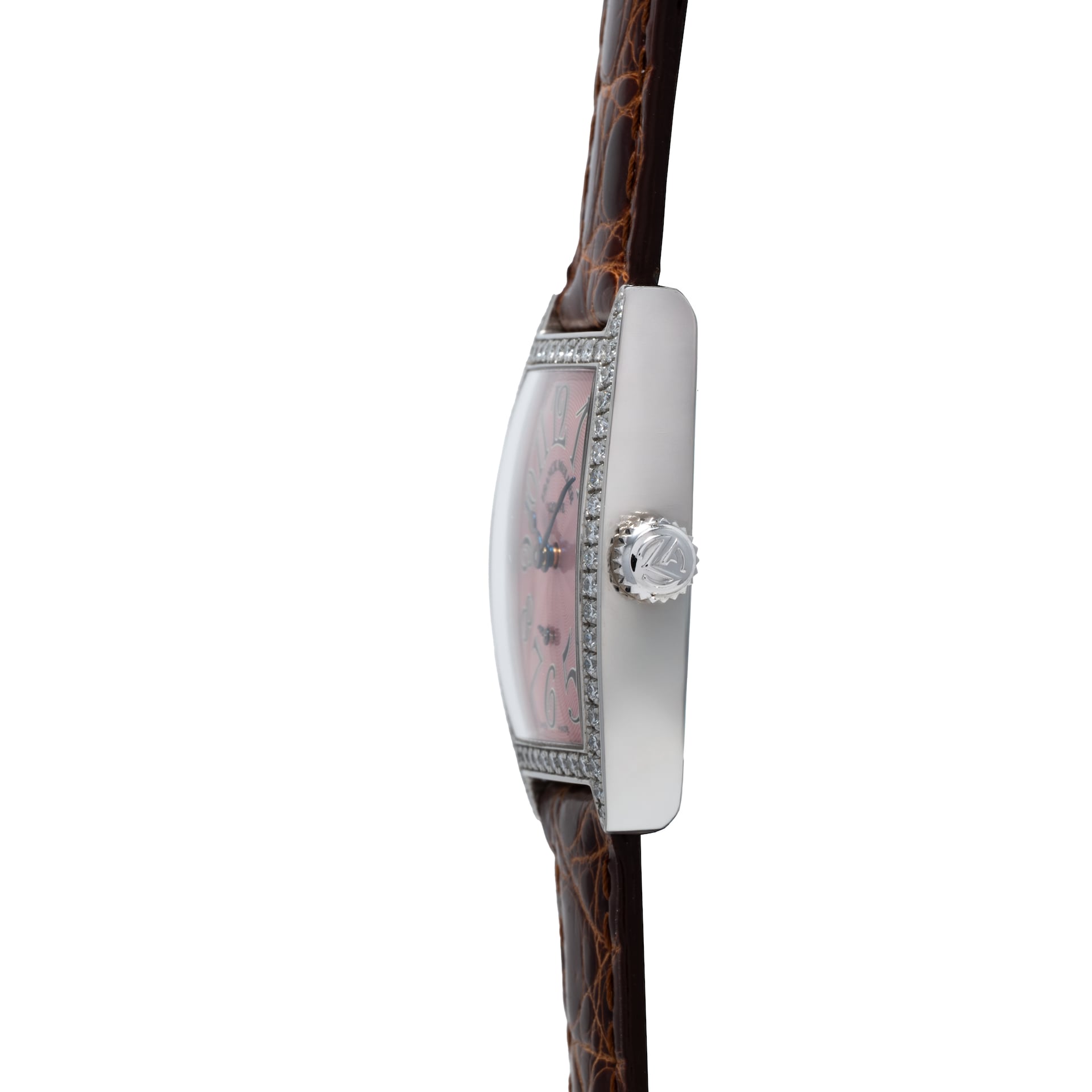 Pre-Owned Frank Muller Cintree Curvex Platinum Diamond