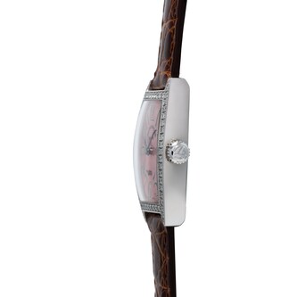 Pre-Owned Frank Muller Cintree Curvex Platinum Diamond