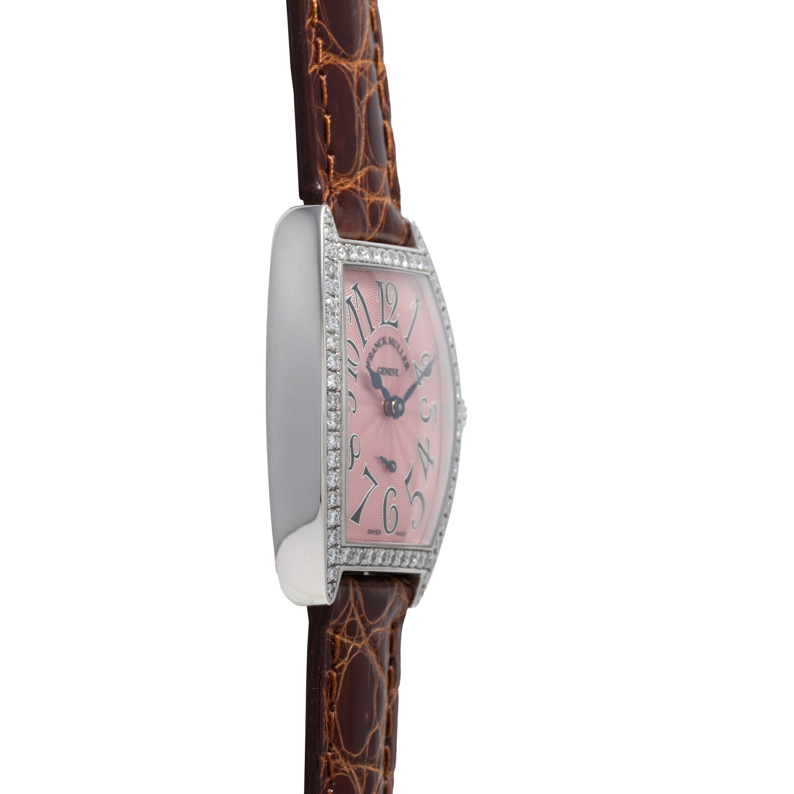 Pre-Owned Frank Muller Cintree Curvex Platinum Diamond